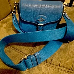 Coach Bag Mini Painters Tape Blue